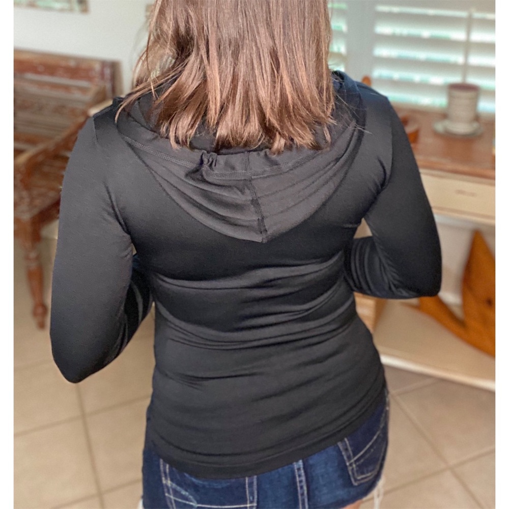 Saints Fleur de Lis Sporty Hoodie Seamless 2520 - Picture 3 of 9